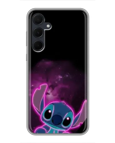 Чехол для Samsung Galaxy A35 (5G) с картинкой «Неоновый Stitch» Чехол для Samsung Galaxy A35 (5G) с картинкой «Неоновый Stitch»