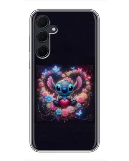 Чехол для Samsung Galaxy A35 (5G) с картинкой «Stitch в цветах» Чехол для Samsung Galaxy A35 (5G) с картинкой «Stitch в цветах»