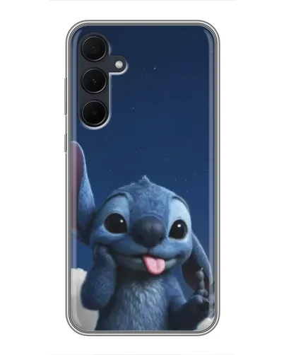 Чехол для Samsung Galaxy A35 (5G) с картинкой «Стич в облаках» Чехол для Samsung Galaxy A35 (5G) с картинкой «Стич в облаках»