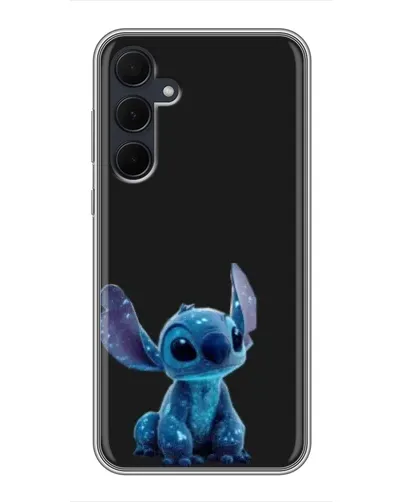 Чехол для Samsung Galaxy A35 (5G) с картинкой «Стич на черном» Чехол для Samsung Galaxy A35 (5G) с картинкой «Стич на черном»