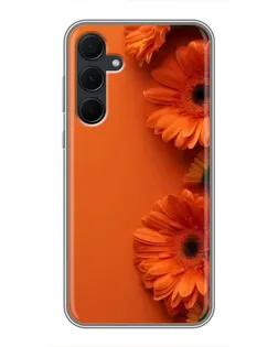 Чехол для Samsung Galaxy A35 (5G) с картинкой «Оранжевые герберы» Чехол для Samsung Galaxy A35 (5G) с картинкой «Оранжевые герберы»