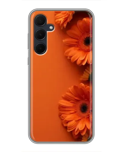 Чехол для Samsung Galaxy A35 (5G) с картинкой «Оранжевые герберы» Чехол для Samsung Galaxy A35 (5G) с картинкой «Оранжевые герберы»