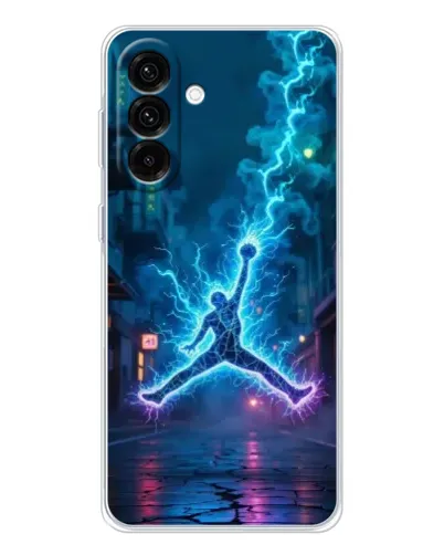 Чехол для Samsung Galaxy A36 5G с картинкой «Jordan Gold Jumpman»