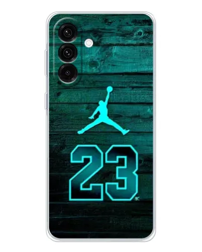 Чехол для Samsung Galaxy A36 5G с картинкой «Jordan Cyan 23»