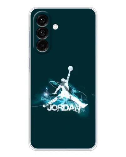 Чехол для Samsung Galaxy A36 5G с картинкой «Jordan Blue Fire»