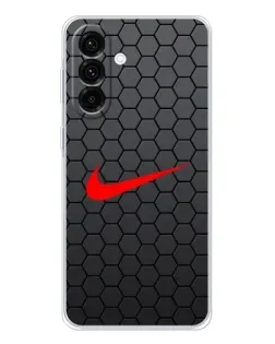 Чехол для Samsung Galaxy A36 5G с картинкой «Nike — карбоновая сетка»