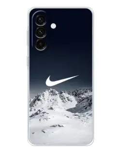 Чехол для Samsung Galaxy A36 5G с картинкой «Nike — зимние горы»