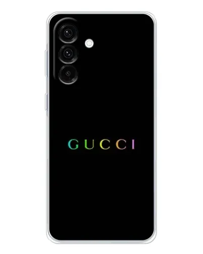 Чехол для Samsung Galaxy A36 5G с картинкой «Gucci — неоновый минимализм» Чехол для Samsung Galaxy A36 5G с картинкой «Gucci — неоновый минимализм»