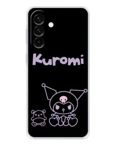 Чехол для Samsung Galaxy A36 5G с картинкой «Kuromi — черный минимализм» Чехол для Samsung Galaxy A36 5G с картинкой «Kuromi — черный минимализм»