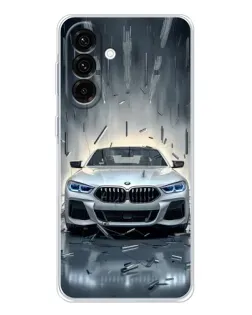 Чехол для Samsung Galaxy A36 5G с картинкой «BMW в свете фар» Чехол для Samsung Galaxy A36 5G с картинкой «BMW в свете фар»