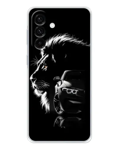 Чехол для Samsung Galaxy A36 5G с картинкой «BMW и лев» Чехол для Samsung Galaxy A36 5G с картинкой «BMW и лев»