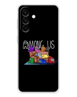 Чехол для Samsung Galaxy A36 5G с картинкой «Логотип Among Us»