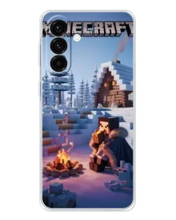 Чехол для Samsung Galaxy A36 5G с картинкой «Зимний Minecraft» Чехол для Samsung Galaxy A36 5G с картинкой «Зимний Minecraft»