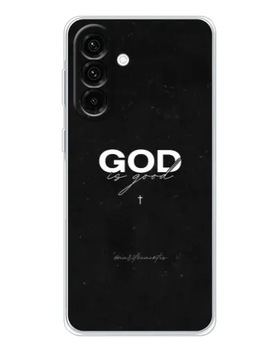Чехол для Samsung Galaxy A36 5G с картинкой «GOD — Бог над всем»