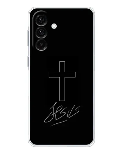Чехол для Samsung Galaxy A36 5G с картинкой «Графический крест Jesus» Чехол для Samsung Galaxy A36 5G с картинкой «Графический крест Jesus»