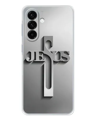 Чехол для Samsung Galaxy A36 5G с картинкой «Металлический крест Jesus» Чехол для Samsung Galaxy A36 5G с картинкой «Металлический крест Jesus»