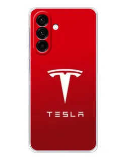 Чехол для Samsung Galaxy A36 5G с картинкой «Tesla Red Classic»