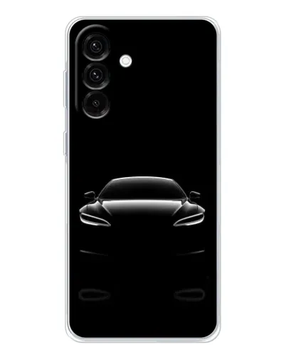 Чехол для Samsung Galaxy A36 5G с картинкой «Силуэт Tesla Night»
