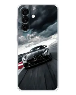 Чехол для Samsung Galaxy A36 5G с картинкой «Гоночный Mercedes AMG»