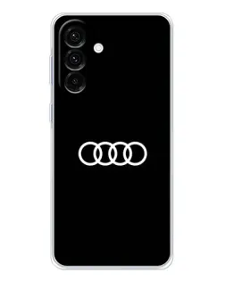 Чехол для Samsung Galaxy A36 5G с картинкой «Audi White Logo»