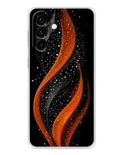 Чехол для Samsung Galaxy A36 5G с картинкой «Огненная звездная волна»