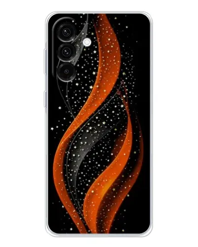Чехол для Samsung Galaxy A36 5G с картинкой «Огненная звездная волна»