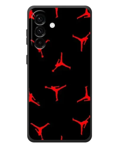 Чехол для Samsung Galaxy A37 с картинкой «Jordan Red Pattern»