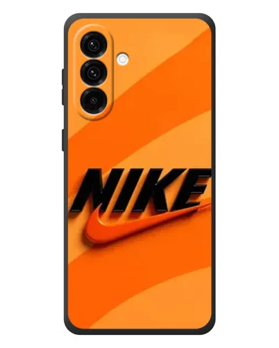 Чехол для Samsung Galaxy A37 с картинкой «Оранжевый драйв Nike»