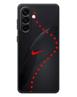 Чехол для Samsung Galaxy A37 с картинкой «Абстрактный дизайн Nike»