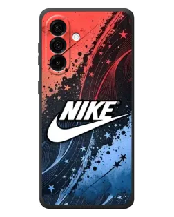Чехол для Samsung Galaxy A37 с картинкой «Градиентный принт Найк»