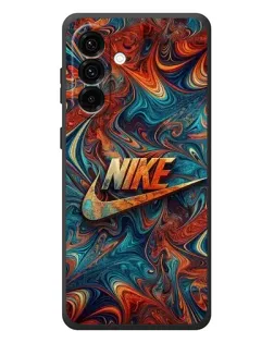 Чехол для Samsung Galaxy A37 с картинкой «Nike в абстракции»
