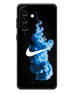Чехол для Samsung Galaxy A37 с картинкой «Nike и синий дым»