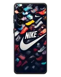 Чехол для Samsung Galaxy A37 с картинкой «Коллекция кроссовок Nike»