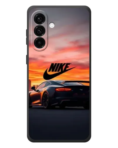 Чехол для Samsung Galaxy A37 с картинкой «Nike и суперкар»