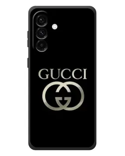 Чехол для Samsung Galaxy A37 с картинкой «Gucci — золото на черном»