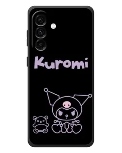 Чехол для Samsung Galaxy A37 с картинкой «Kuromi — черный минимализм»