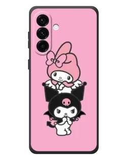 Чехол для Samsung Galaxy A37 с картинкой «My Melody и Kuromi»