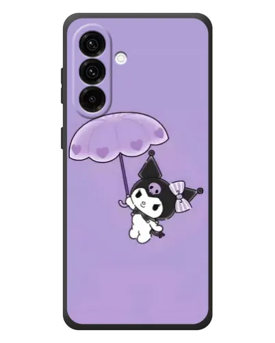 Чехол для Samsung Galaxy A37 с картинкой «Kuromi с зонтиком»