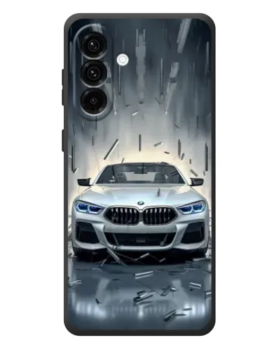 Чехол для Samsung Galaxy A37 с картинкой «BMW в свете фар»