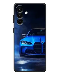 Чехол для Samsung Galaxy A37 с картинкой «Голубая BMW M4» Чехол для Samsung Galaxy A37 с картинкой «Голубая BMW M4»