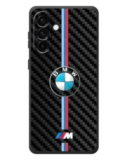 Чехол для Samsung Galaxy A37 с картинкой «Эмблема BMW и карбон» Чехол для Samsung Galaxy A37 с картинкой «Эмблема BMW и карбон»