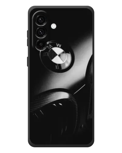 Чехол для Samsung Galaxy A37 с картинкой «Эмблема BMW — макро»