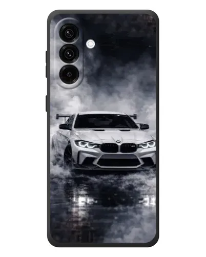 Чехол для Samsung Galaxy A37 с картинкой «BMW сквозь туман»