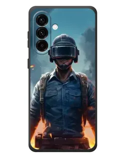 Чехол для Samsung Galaxy A37 с картинкой «PUBG — реалистичный герой»