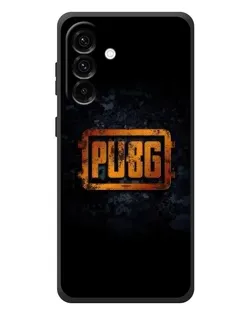 Чехол для Samsung Galaxy A37 с картинкой «PUBG — золотой логотип»