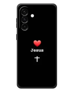 Чехол для Samsung Galaxy A37 с картинкой «Сердце - Jesus» Чехол для Samsung Galaxy A37 с картинкой «Сердце - Jesus»
