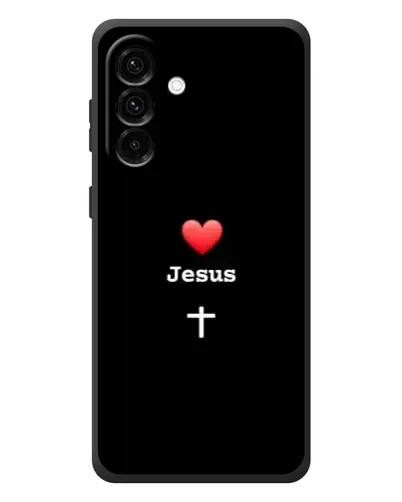 Чехол для Samsung Galaxy A37 с картинкой «Сердце - Jesus» Чехол для Samsung Galaxy A37 с картинкой «Сердце - Jesus»