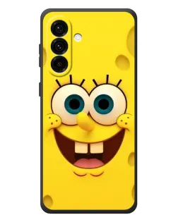 Чехол для Samsung Galaxy A37 с картинкой «Губка Боб улыбка»