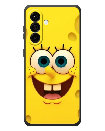 Чехол для Samsung Galaxy A37 с картинкой «Губка Боб улыбка»