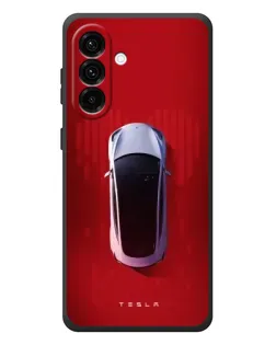 Чехол для Samsung Galaxy A37 с картинкой «Tesla Top View»